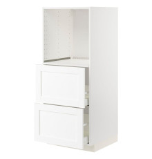 Sza st wys pie/2szu, biały Enköping/biały imitacja drewna METOD / MAXIMERA 094.735.80