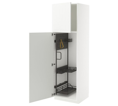Szafka wysoka/wnętrz gosp, biały/Stensund biały METOD 495.738.51