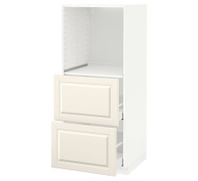 Детский стульчик для кормления/2 стула, белый/кремовый Bodbyn METOD / MAXIMERA 790.202.22