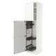 Szafka wysoka/wnętrz gosp, biały Enköping/biały imitacja drewna METOD 895.742.12