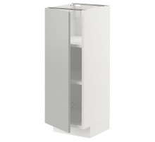 Szafka st/półki, biały/Havstorp jasnoszary METOD 995.385.44