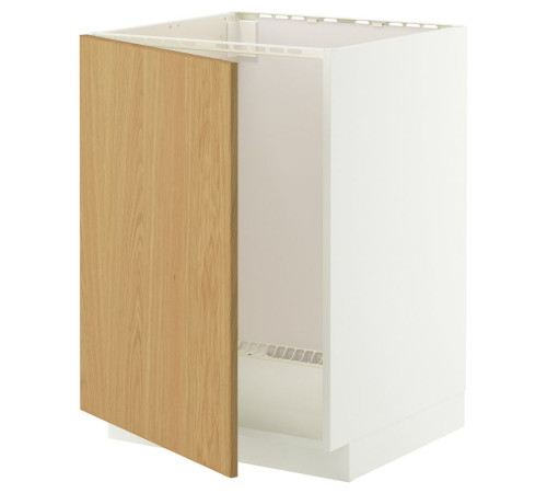Szafka pod zlew, biały/Sinarp okl dęb METOD 996.006.11