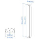 Uchwyt, stalowy KALERUM 405.536.59