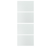 4 panele do ramy drzwi przesuwanych, szkło w kratkę LUNDBRÄSMA 606.292.34
