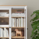 Witryna z 3 szufladami, biała bejca/jasnobrązowy HEMNES 504.135.07