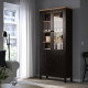 Witryna z 3 szufladami, czarnybrąz/jasnobrązowy HEMNES 504.522.97