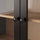 Witryna z 3 szufladami, czarnybrąz/jasnobrązowy HEMNES 504.522.97