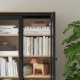Witryna z 3 szufladami, czarnybrąz/jasnobrązowy HEMNES 504.522.97