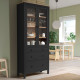 Witryna z 3 szufladami, czarnybrąz/jasnobrązowy HEMNES 504.522.97
