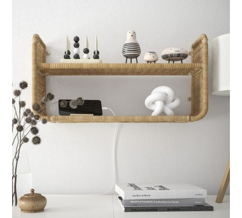 Półka ścienna, rattan FRYKSÅS 105.493.48