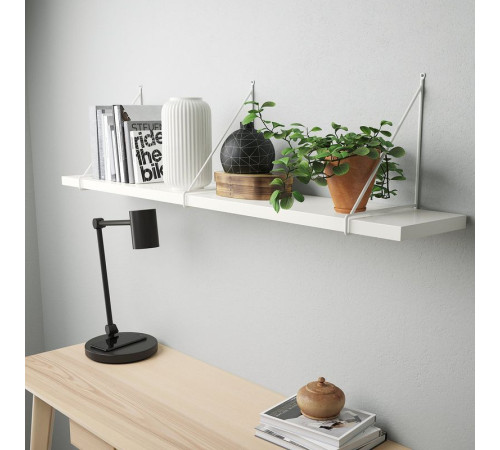 Półka ścienna, biały/biały BERGSHULT / PERSHULT 392.907.01