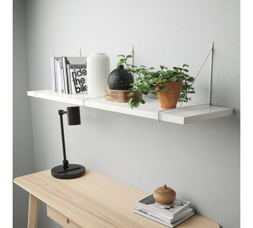 Półka ścienna, biały/biały BERGSHULT / PERSHULT 792.907.75