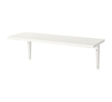 Półka ścienna, biały/biały BURHULT / SIBBHULT 893.259.63