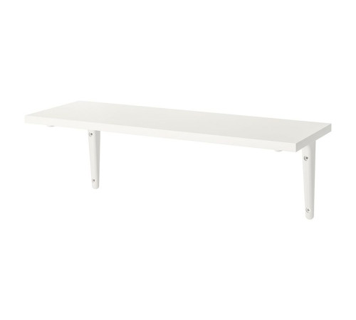 Półka ścienna, biały/biały BURHULT / SIBBHULT 893.259.63