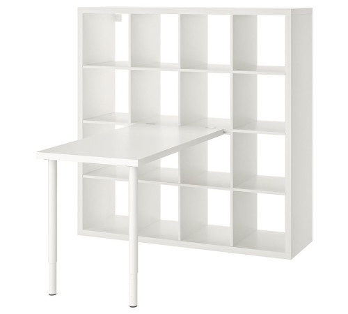 Biurko, biały KALLAX / LINNMON 394.816.92