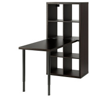 Biurko, czarny/czarnybrąz KALLAX / LINNMON 494.817.00