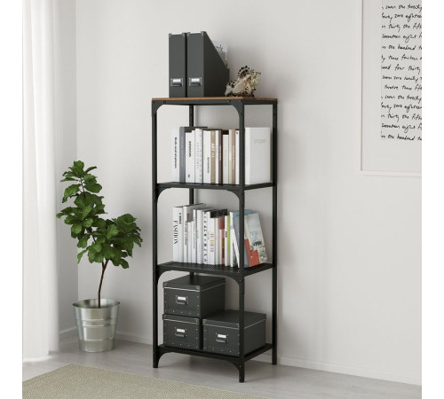 Regał, czarny FJÄLLBO 703.421.99