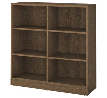 Книжный шкаф, отделанный коричневым дубовым шпоном, TONSTAD 704.892.90