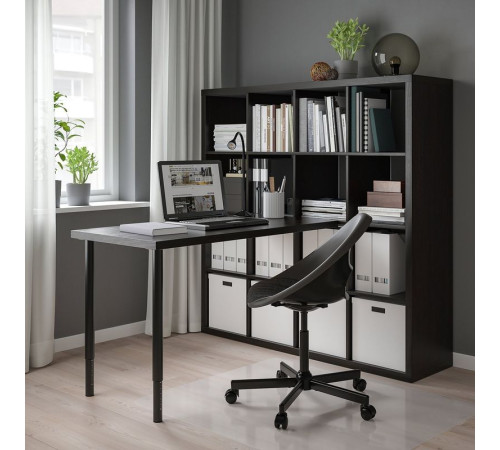 Biurko, czarny/czarnybrąz KALLAX / LAGKAPTEN 994.816.51