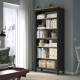 Regał, czarnybrąz/jasnobrązowy HEMNES 204.522.94