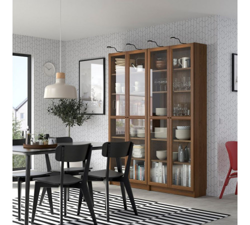 Drzwi szklane, brązowy orzech OXBERG 205.087.00