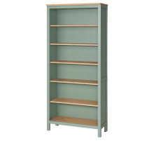 Regał, szarozielony/bejca jasnobrązowa HEMNES 405.961.59