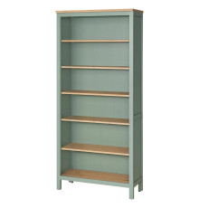Полка, серо-зеленая/светло-коричневая морилка HEMNES 405.961.59