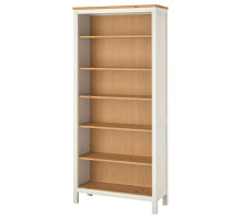 Regał, biała bejca/jasnobrązowy HEMNES 604.135.02