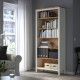 Regał, biała bejca/jasnobrązowy HEMNES 604.135.02