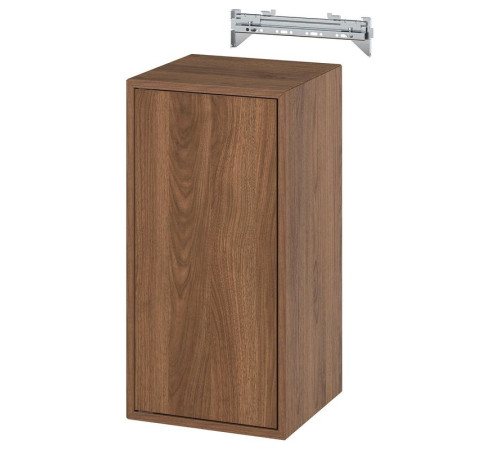 Szafka ścienna z 1 półką/drzwiami, brązowy orzech EKET 395.903.80