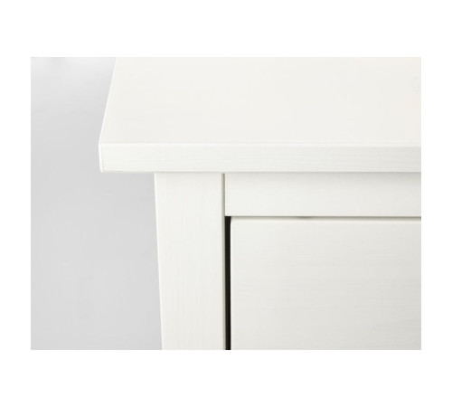 Комод, 8 ящиков, белая морилка, HEMNES 102.392.80