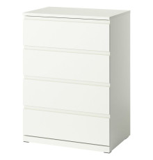 Komoda, 4 szuflady, biały STORKLINTA 406.275.37