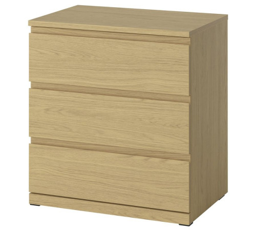 Komoda, 3 szuflady, imit. dębu STORKLINTA 706.275.31