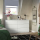Komoda, 6 szuflad, biały STORKLINTA 706.275.50