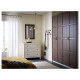 Комод, 3 ящика, белая морилка HEMNES 804.247.45