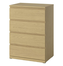 Komoda, 4 szuflady, imit. dębu STORKLINTA 806.275.35