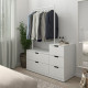 Komoda, 5 szuflad, biały NORDLI 092.952.86