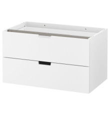 Komoda modułowa/2 szuflady, biały NORDLI 103.834.61