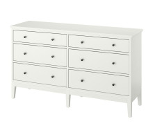 Комод, 6 ящиков, белый IDANÄS 104.587.10
