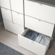 Komoda, 8 szuflad, szary/biały VISTHUS 104.934.45