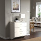 Komoda, 3 szuflady, biały/ścienna RACKNÄS 105.945.24