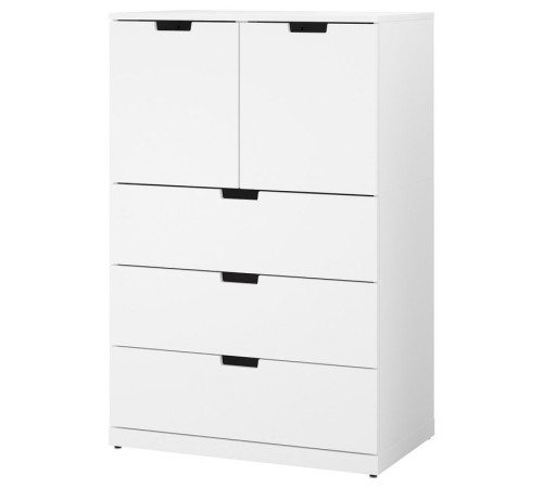 Komoda, 5 szuflad, biały NORDLI 292.765.50