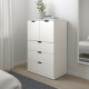 Komoda, 5 szuflad, biały NORDLI 292.765.50