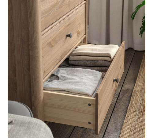 Komoda, 3 szuflady, szarobrązowy bejcowane STOREMOLLA 305.909.16