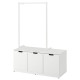 Komoda, 3 szuflady, biały NORDLI 392.951.38