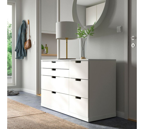 Komoda, 7 szuflad, biały NORDLI 393.368.84