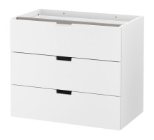 Komoda modułowa/3 szuflady, biały NORDLI 403.834.69