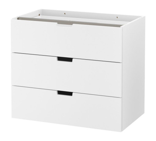 Komoda modułowa/3 szuflady, biały NORDLI 403.834.69