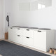 Komoda, 6 szuflad, biały NORDLI 492.766.29