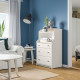 Komoda 3 szuflady z półką, biały HAUGA 505.815.29